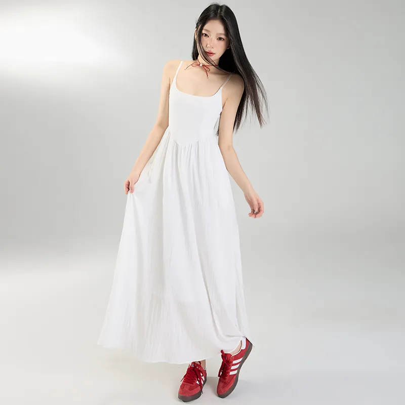 7 SEVFUN Slip Dresses Women's White-3