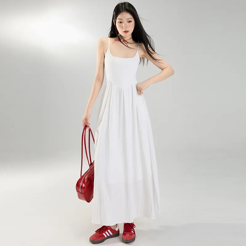 7 SEVFUN Slip Dresses Women's White-5