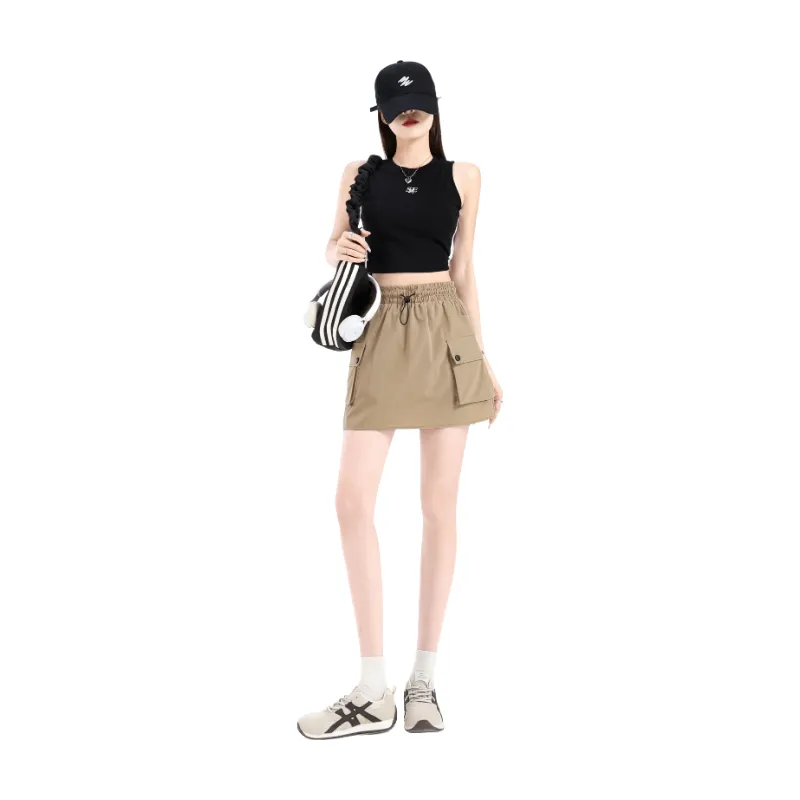7 SEVFUN Cargo Short Skirts Women's-6