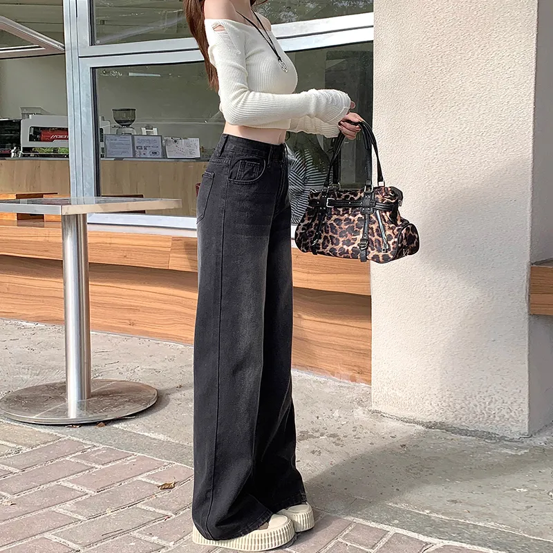 7 SEVFUN Jeans Women's Black Gray Color-5