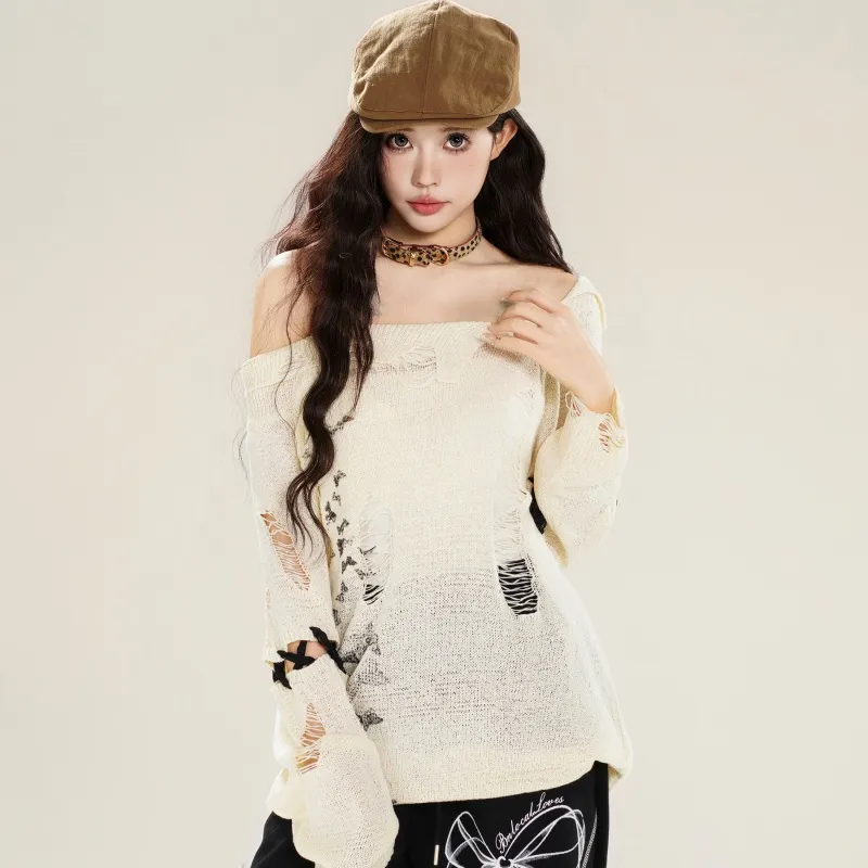 7 SEVFUN Trendy Versatile Fashion Sweater Women's Apricot-7