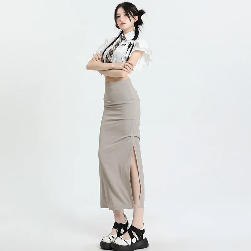 7 SEVFUN Casual Long Skirt Women's-8