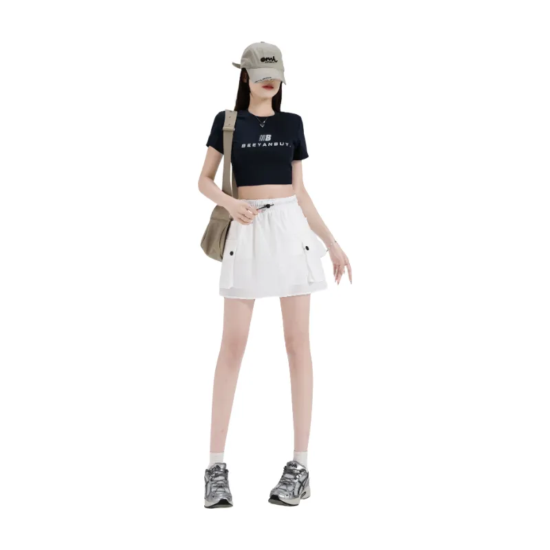 7 SEVFUN Cargo Short Skirts Women's-14