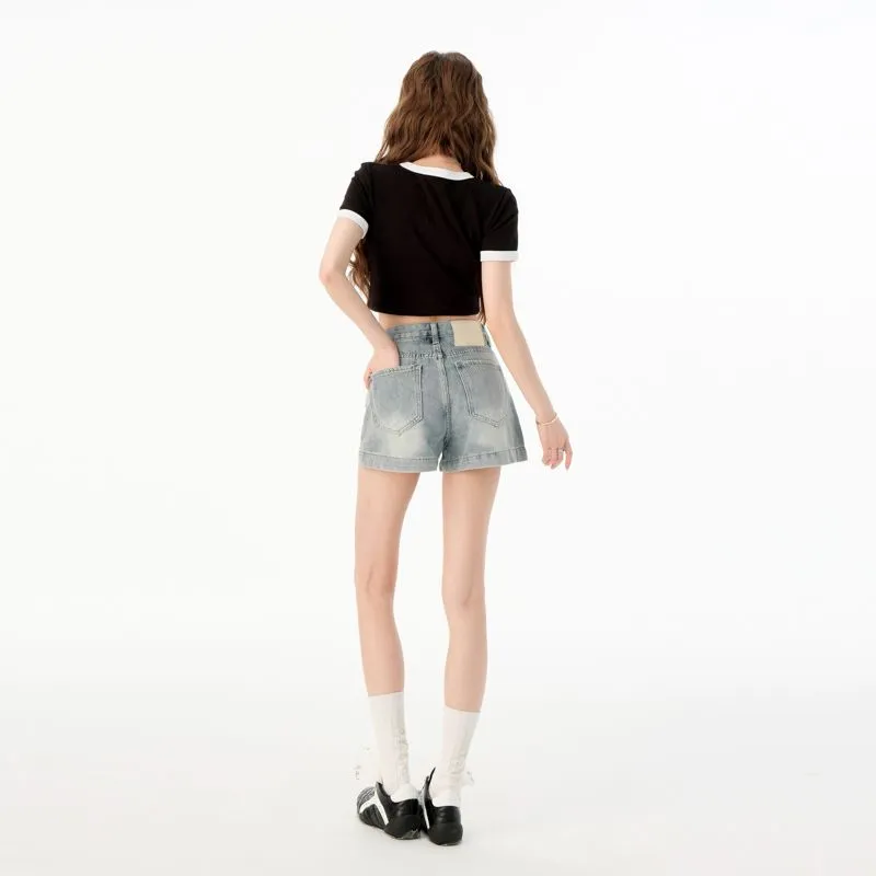 7 SEVFUN Denim Shorts Women's-4