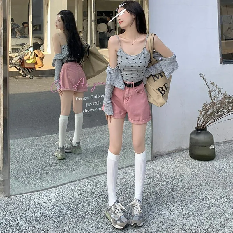 7 SEVFUN Denim Shorts Women's-20