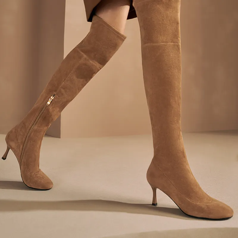 73Hours Over the knee Boots 7cm Women's-5
