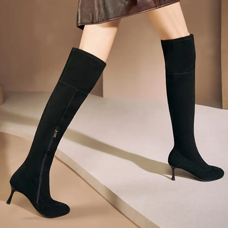 73Hours Over the knee Boots 7cm Women's-11