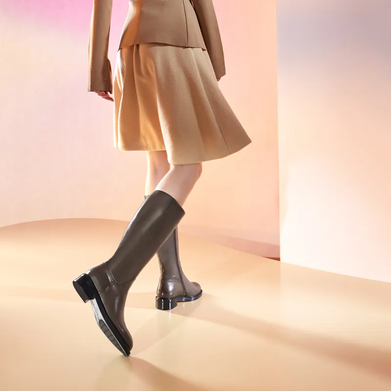 73Hours Women's Celebrity Streetwear Knee-high Boots 3cm Women's-14