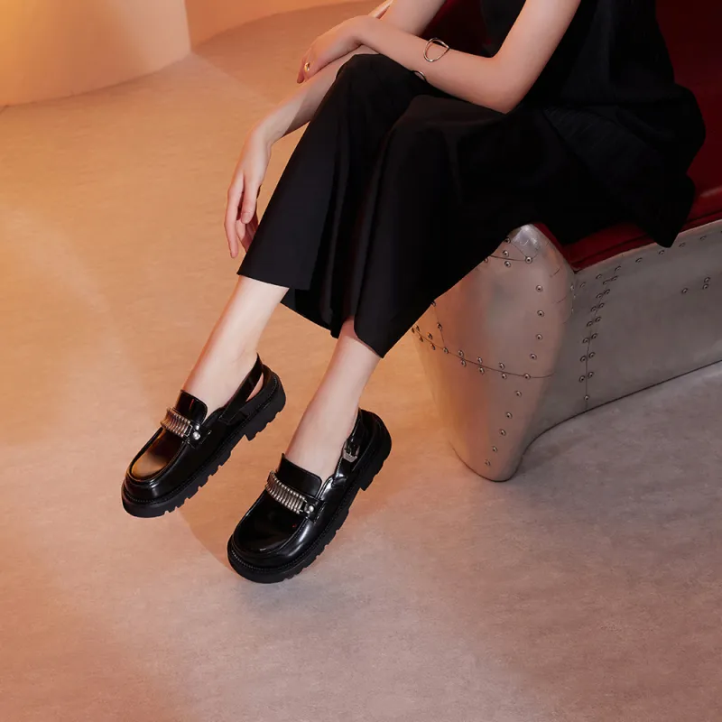 73Hours Experienced Player Casual Single Shoes 2.5cm Women's Black-6