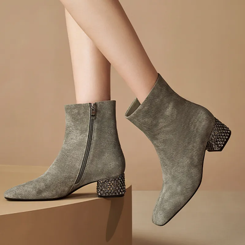 73Hours Ankle Boots 4cm Women's-5