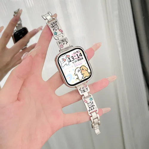 Wepro Compatibility With S10 Generation Apple Watch S9, S8, S7, SE, And Ultra 2. Apple Compatibility Watch Band Metal