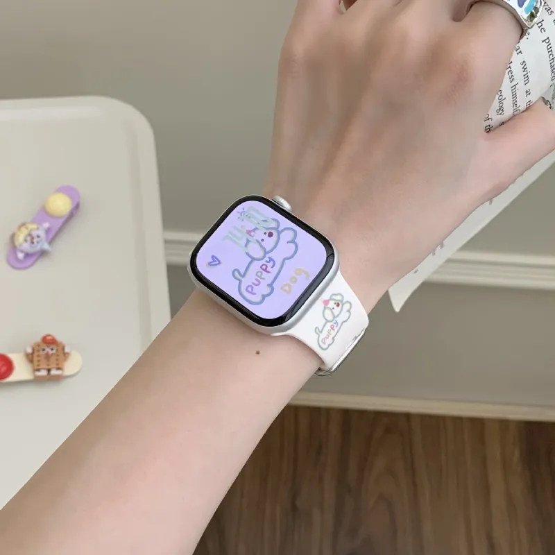 Vobafe Apple Compatibility Watch Band Silicone Material-2