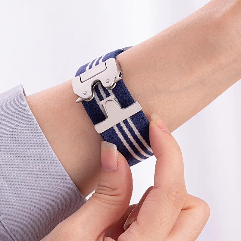 Vobafe Watch Band Apple Compatibility Nylon Material-13
