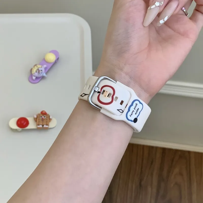 Vobafe Apple Compatibility Watch Band Silicone Material-15