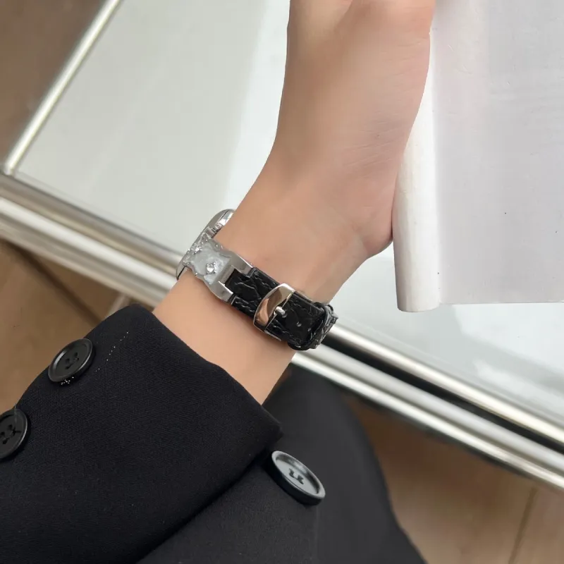 Wepro Compatibility With Apple Watch Series 10/S9 Strap 8/7/6/5/4/3 Ultra Apple Compatibility Watch Band Metal-19