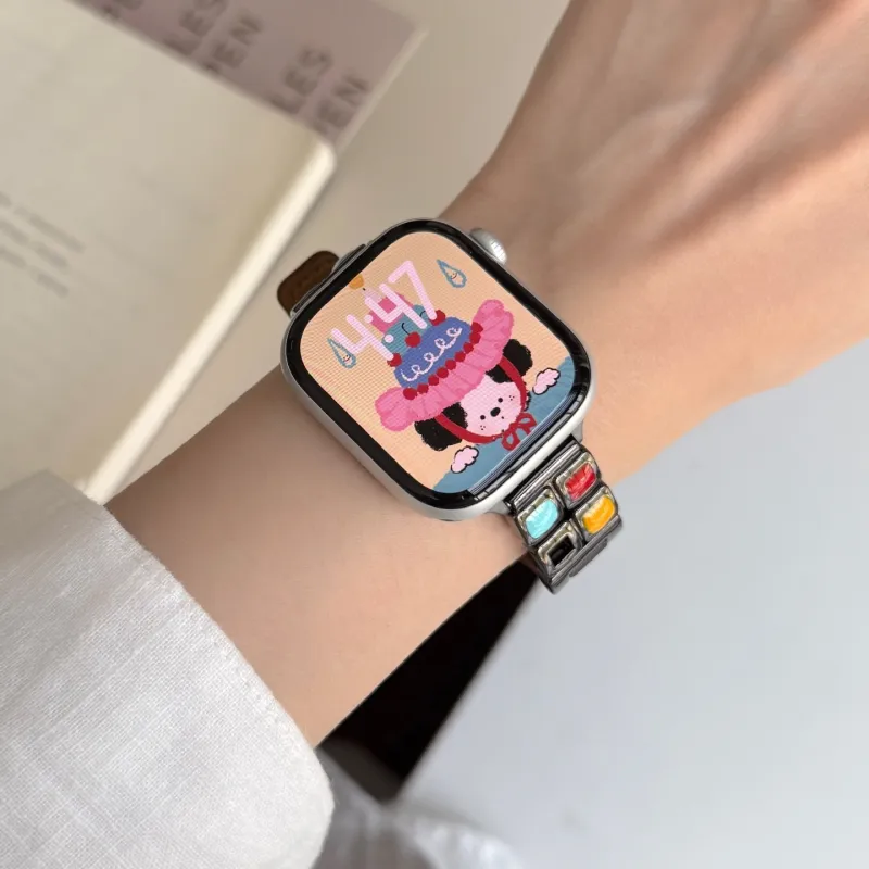 Vobafe Apple Compatibility Watch Band Leather-5