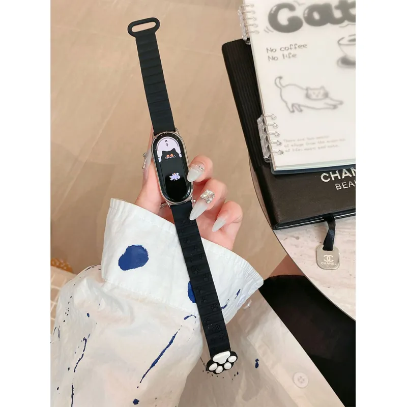 Vobafe Compatible With Xiaomi Smart Band 9/8 Watch Bands Xiaomi Compatibility 21cm Silicone Material Unisex-9