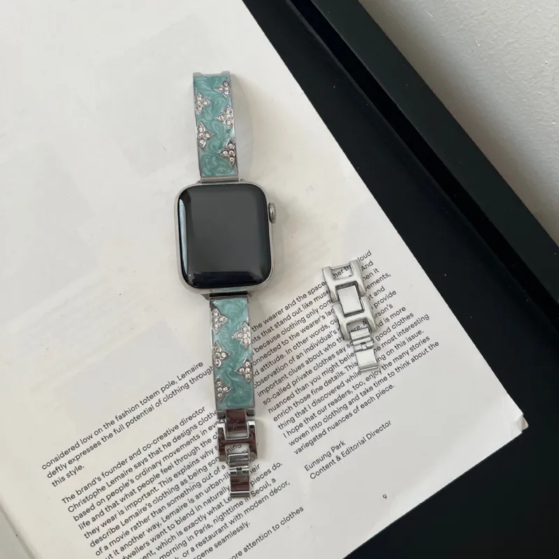 Wepro Compatibility With Apple Watch Series 10 Apple Compatibility Watch Band 42mm Metal-30