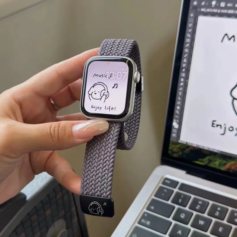 Vobafe Watch Bands Apple Compatibility 170mm Fabric Material-7