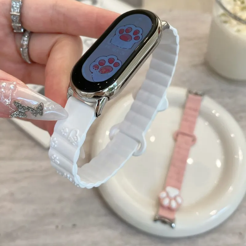Vobafe Compatible With Xiaomi Smart Band 9/8 Watch Bands Xiaomi Compatibility 21cm Silicone Material Unisex-12