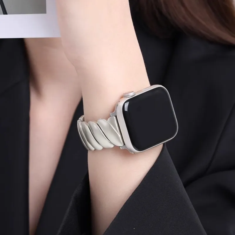 Vobafe Watch Band Apple Compatibility Stainless Steel Material-1