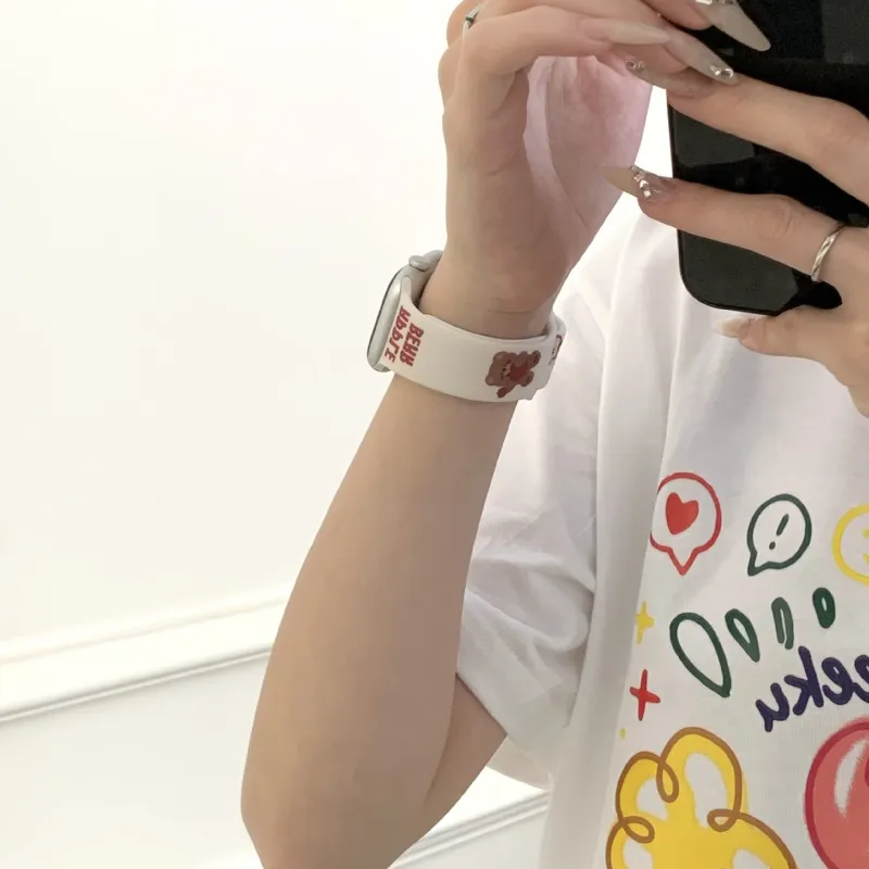 Vobafe Apple Compatibility Watch Band Silicone Material-23