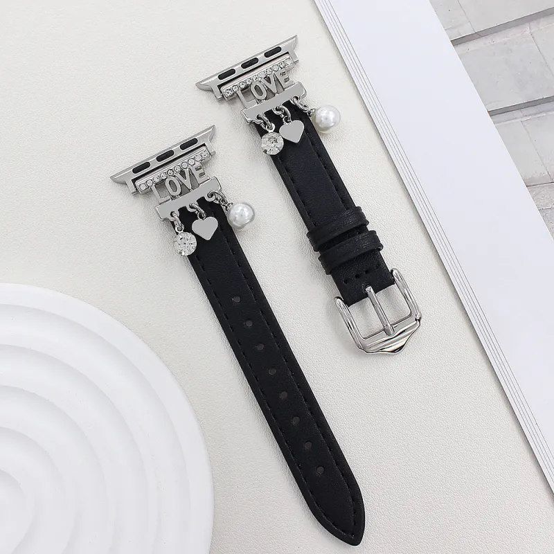 Vobafe Apple Compatibility Watch Band Genuine Leather Material-1