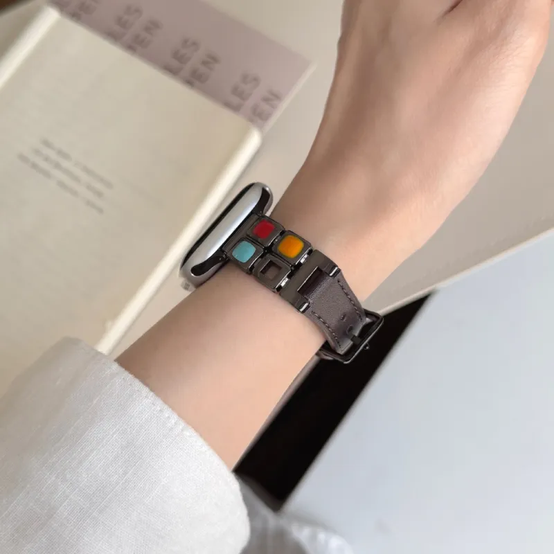 Vobafe Apple Compatibility Watch Band Leather-6