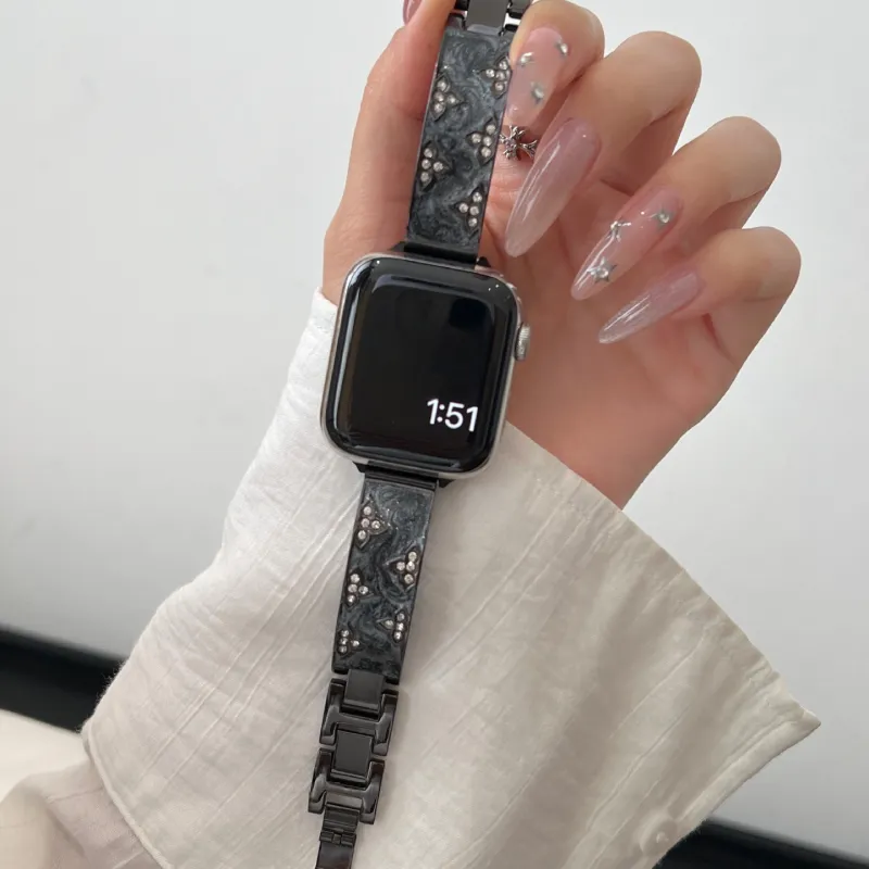 Wepro Compatibility With Apple Watch Series 10 Apple Compatibility Watch Band 42mm Metal-11