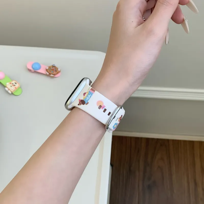 Vobafe Apple Compatibility Watch Band Silicone Material-8