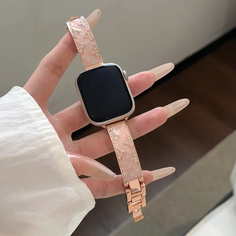 Wepro Compatibility With Apple Watch Series 10 Apple Compatibility Watch Band 42mm Metal-21
