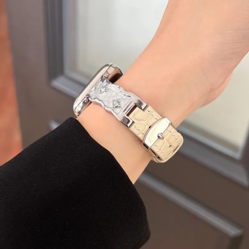 Wepro Compatibility With Apple Watch Series 10/S9 Strap 8/7/6/5/4/3 Ultra Apple Compatibility Watch Band Metal-10