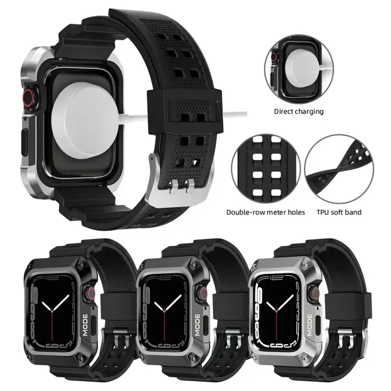 Vobafe Watch Band Apple Compatibility TPU Material-4