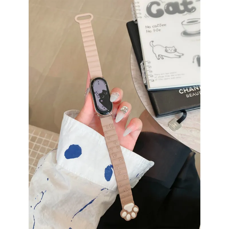 Vobafe Compatible With Xiaomi Smart Band 9/8 Watch Bands Xiaomi Compatibility 21cm Silicone Material Unisex-5