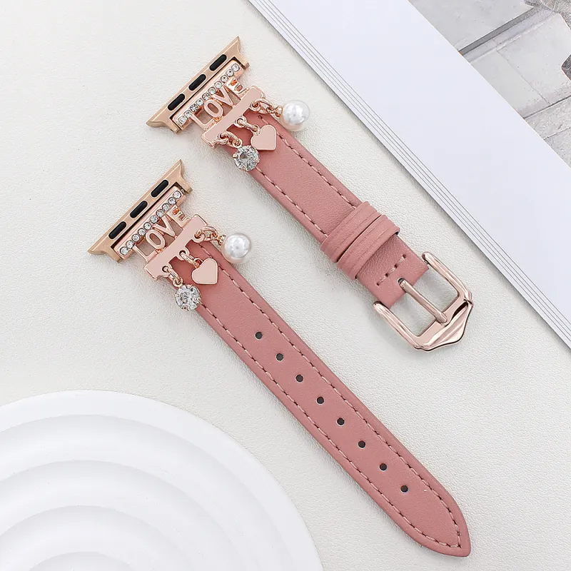 Vobafe Apple Compatibility Watch Band Genuine Leather Material-7