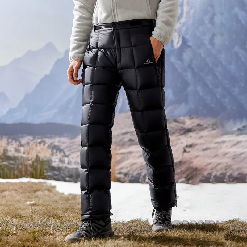 PIONEER CAMP Down Pants Unisex Black-4