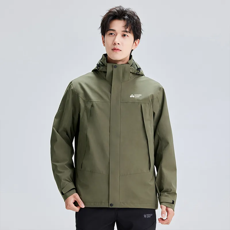 PIONEER CAMP Waterproof, Windproof, Abrasion Resistant, Thermal Windbreaker Jacket Unisex-6