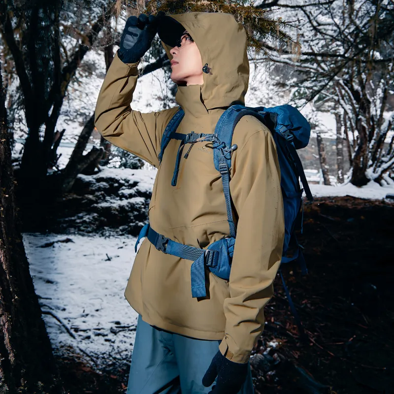 PIONEER CAMP Water Resistant Windproof Breathable Wear Resistant Single Layer Hard Shell Windbreaker Jacket Unisex-5