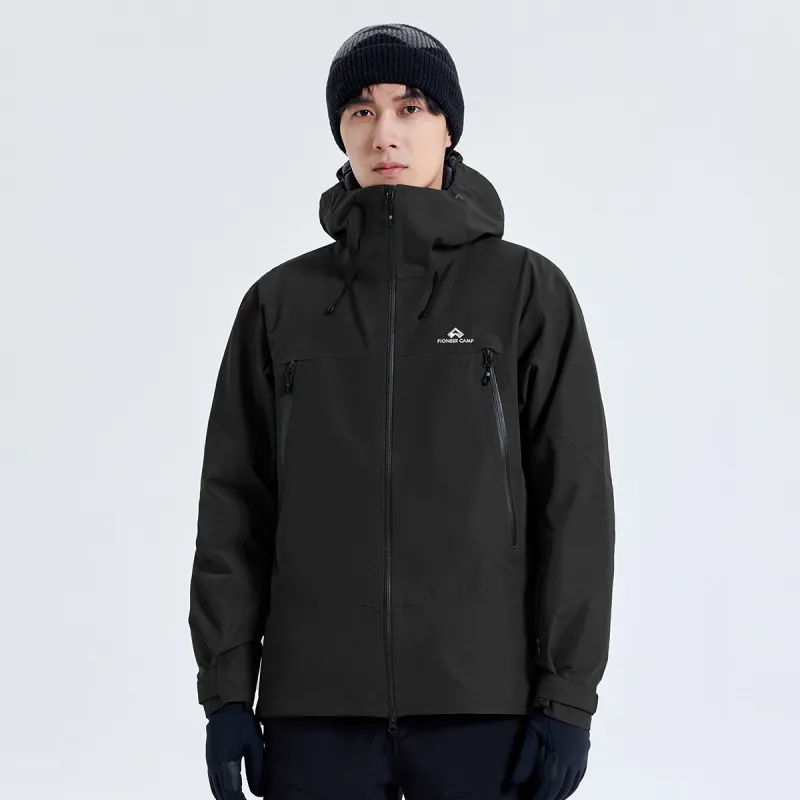 PIONEER CAMP Water Resistant Windproof Breathable Wear Resistant Water Repellent Rainproof Windbreaker Jacket Unisex-5