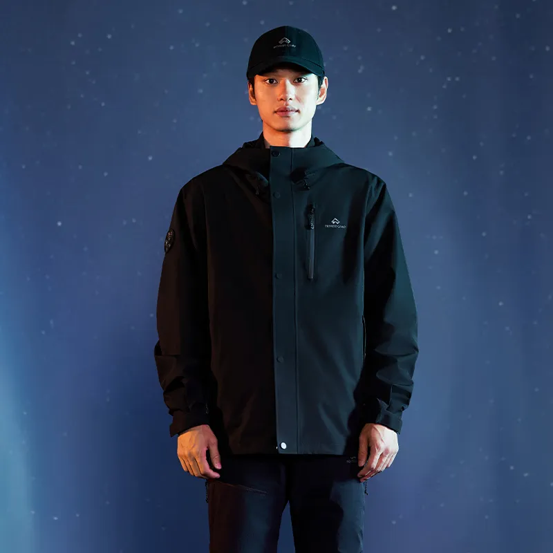 PIONEER CAMP Waterproof, Windproof, Breathable, Abrasion Resistant, Thermal, Water Repellent Windbreaker Jacket Men's-2