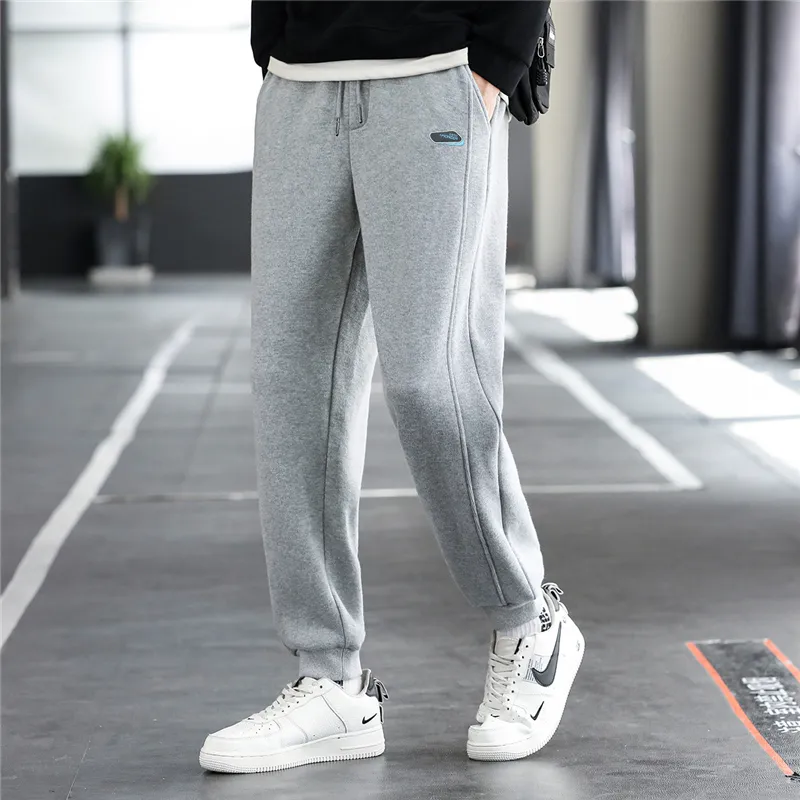 PIONEER CAMP Knitted Sweatpants Unisex Heather Gray-2