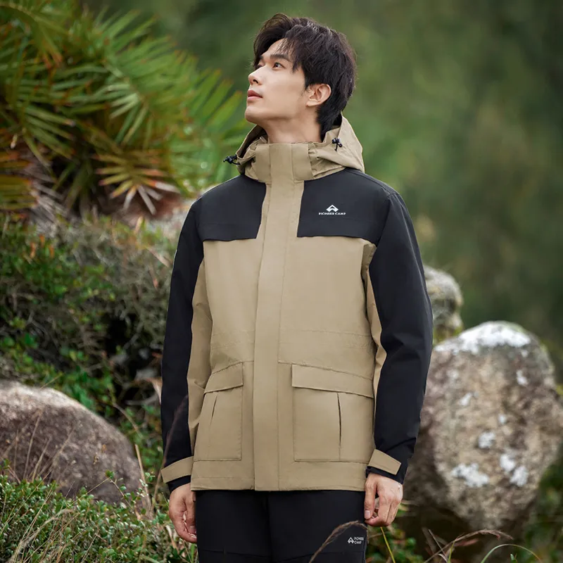 PIONEER CAMP Hard Shell Windbreaker Jacket Unisex-45