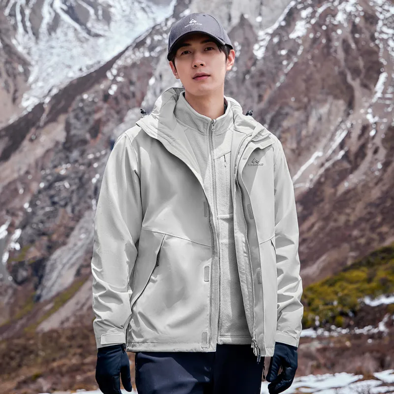 PIONEER CAMP Water Resistant Windproof Breathable Wear Resistant Single Layer Hard Shell Windbreaker Jacket Unisex-10