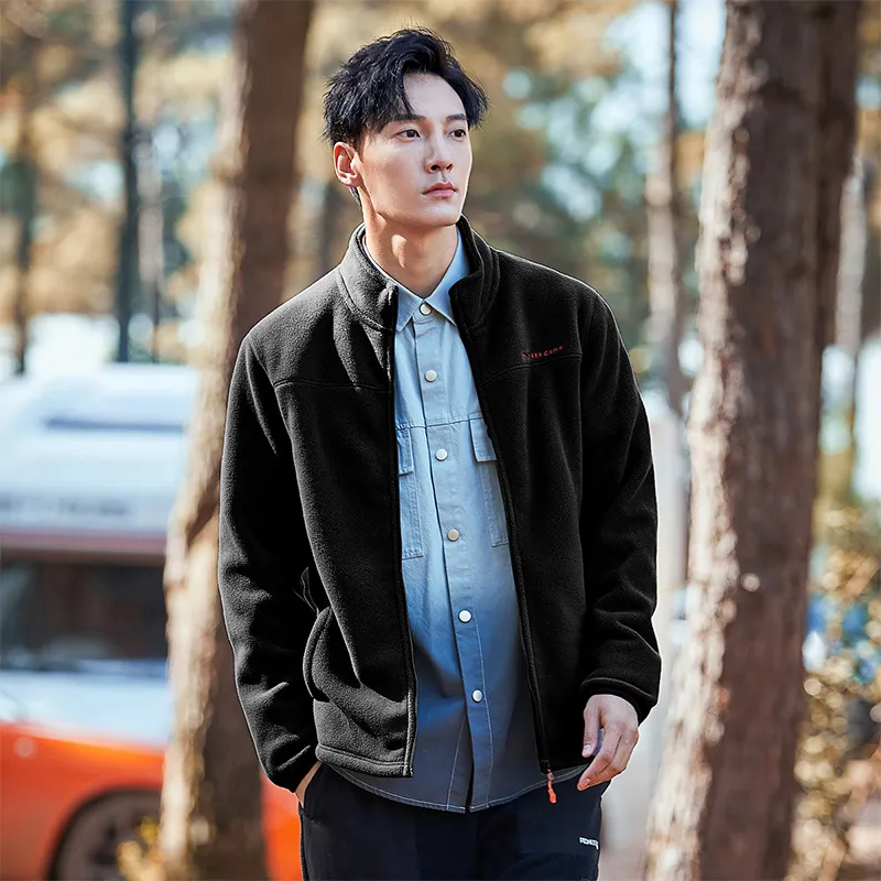 PIONEER CAMP Velvet feel Coat Unisex-2