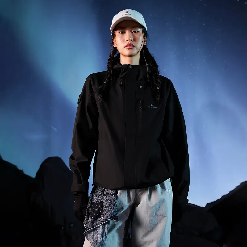 PIONEER CAMP Waterproof, Windproof, Breathable, Water Repellent, Abrasion Resistant, Thermal Windbreaker Jacket Women's-3