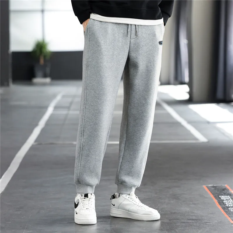 PIONEER CAMP Knitted Sweatpants Unisex Heather Gray-3