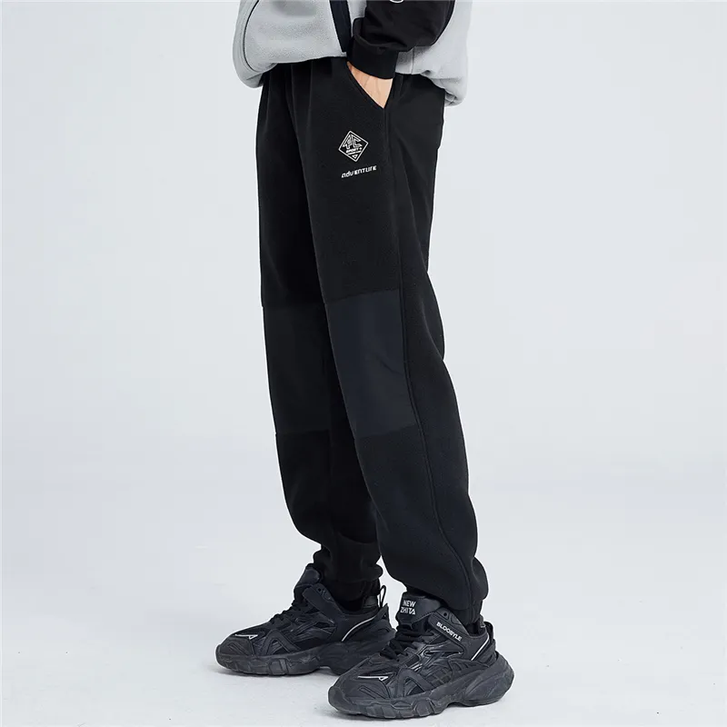 PIONEER CAMP Knitted Sweatpants Unisex Black-6