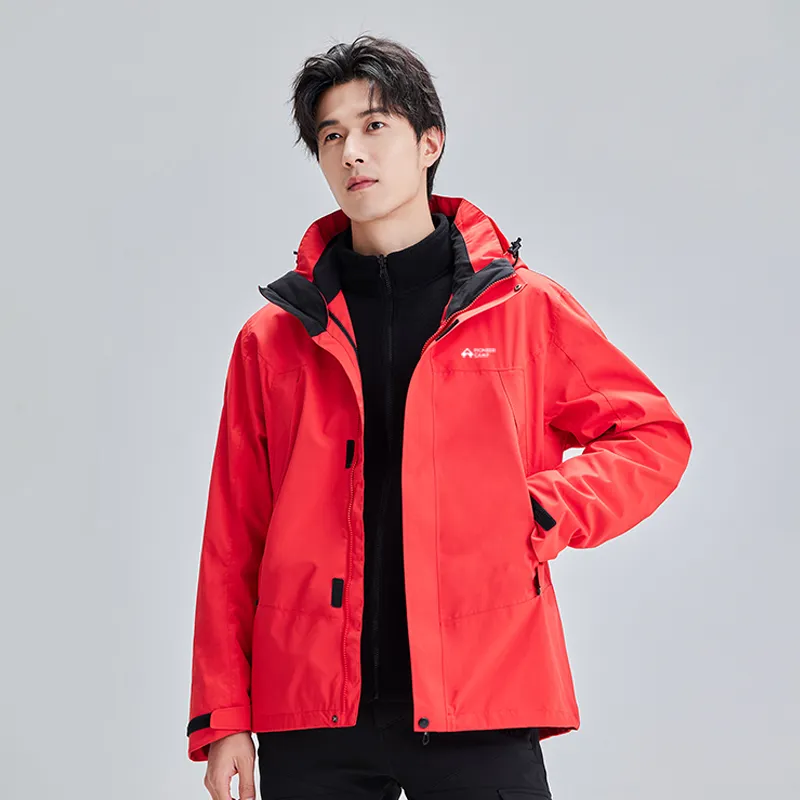 PIONEER CAMP Waterproof, Windproof, Abrasion Resistant, Thermal Windbreaker Jacket Unisex-57