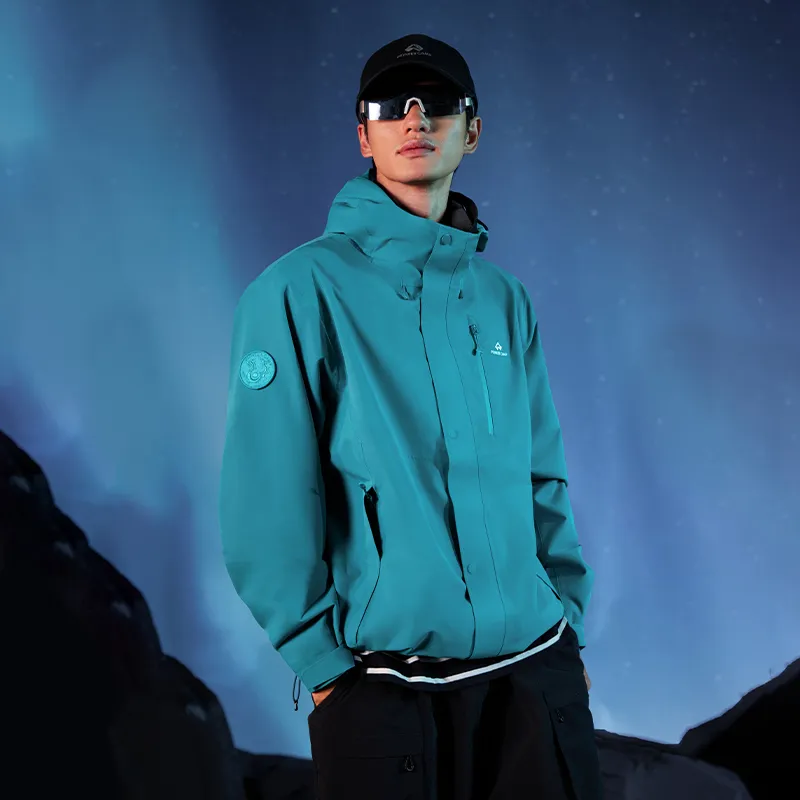 PIONEER CAMP Waterproof, Windproof, Breathable, Abrasion Resistant, Thermal, Water Repellent Windbreaker Jacket Men's-5