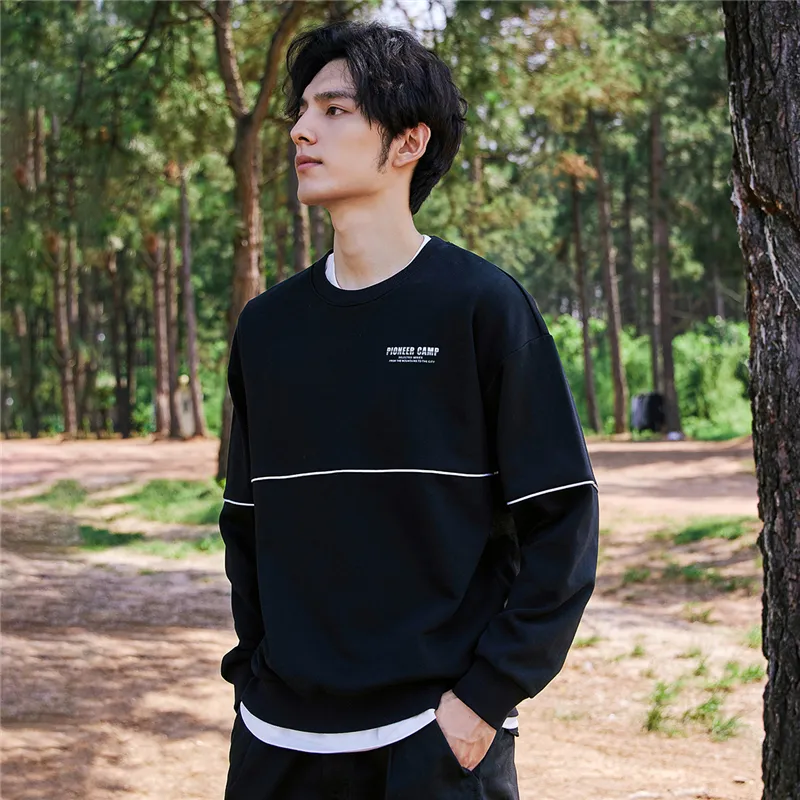 PIONEER CAMP Sweatshirt Unisex Black-4